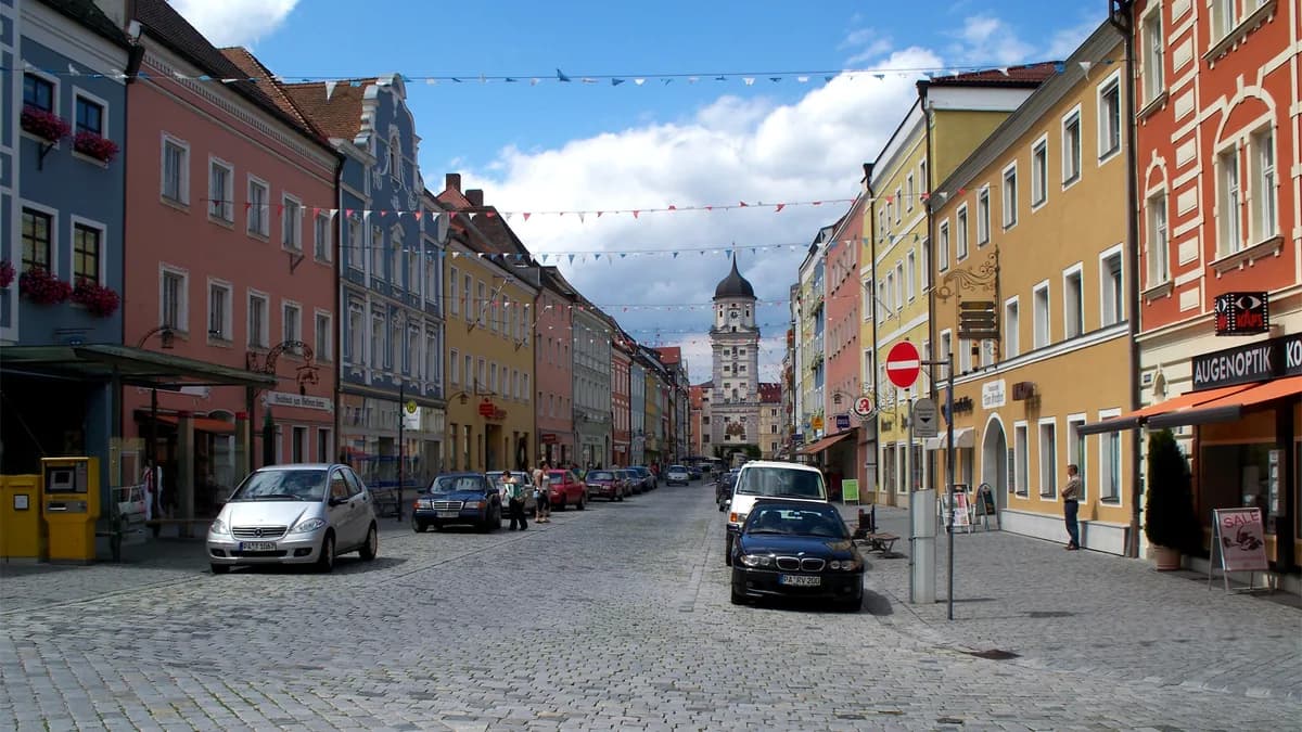 Stadtansicht von Vilshofen